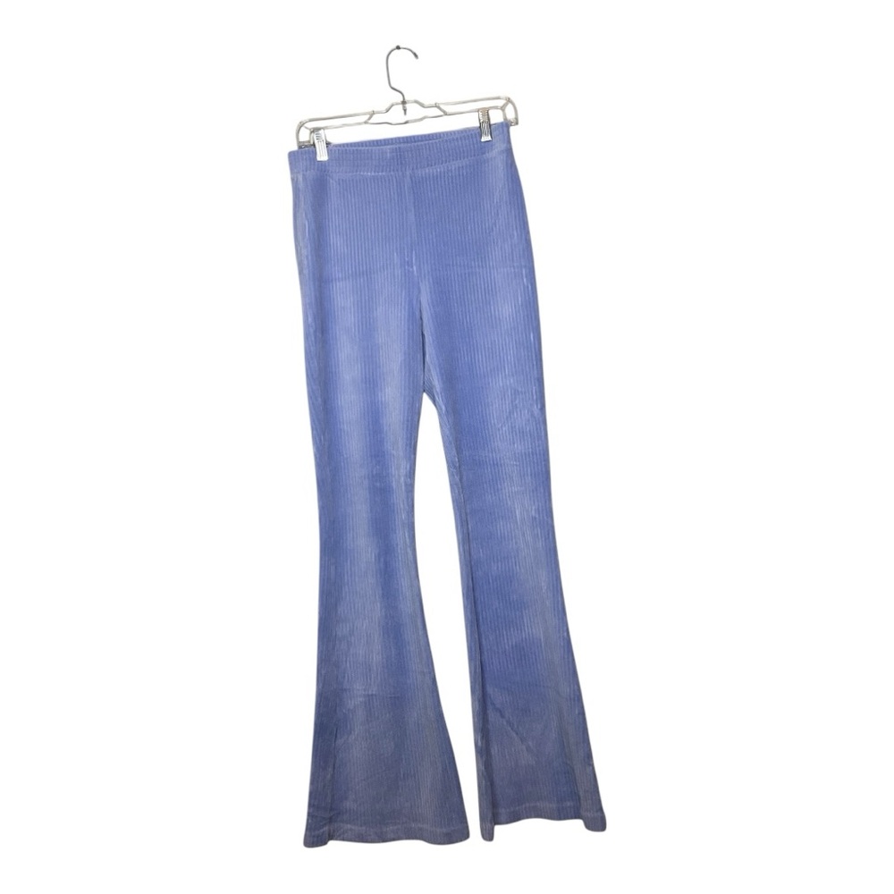Women’s Aerie Groove-on Velour high waisted flare pants, size medium‎